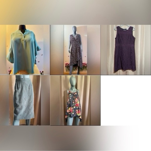 Source Unknown Other - Women's 14 Summer Bundle
NWT & GUC 2 dresses, 2 tops, skirt